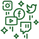 Social Media Icon Element