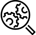 Tech Magnifier Icon